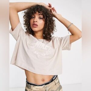 NIKE Essential Printed Crop Top T-Shirt XS